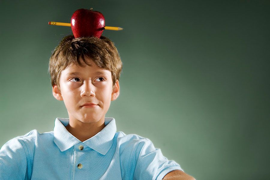 Smart Young  Boy